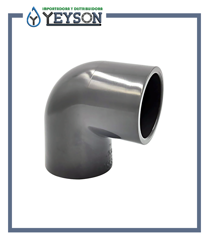 Codo de 90° PVC SCH-80 Lesso